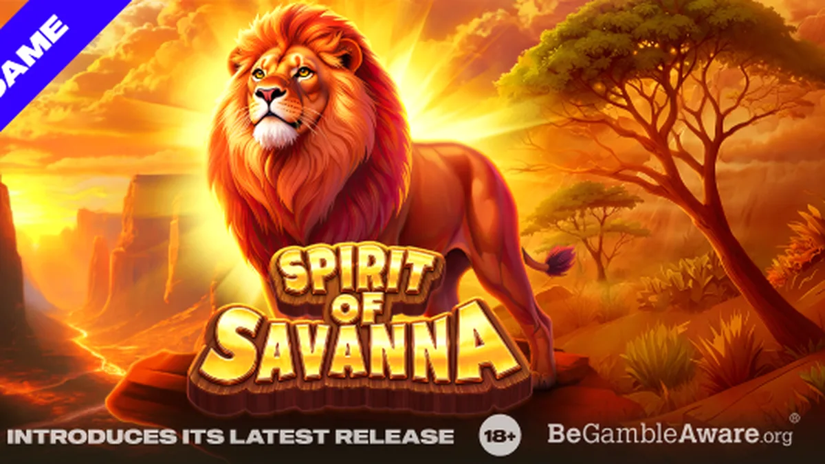 Interface do jogo Spirit of Savanna com elementos da natureza selvagem