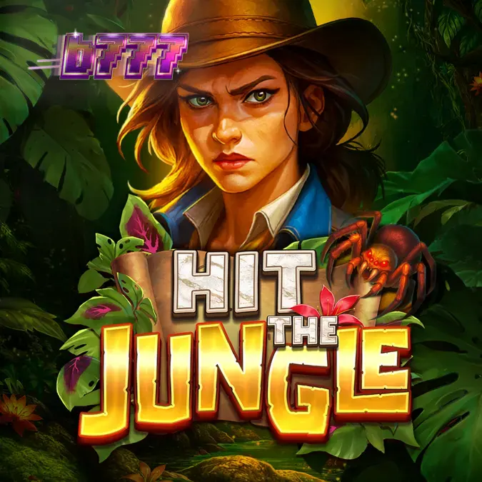 Interface do jogo Hit the Jungle mostrando o explorador e a grade de símbolos